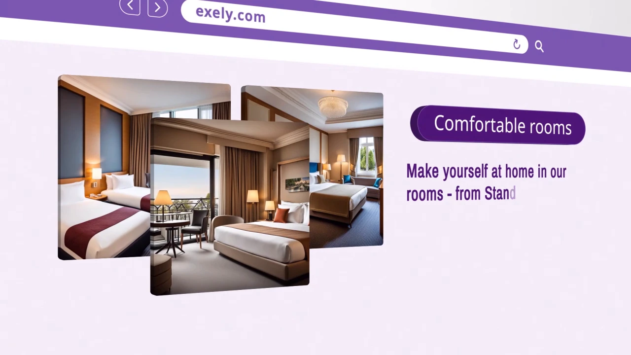 Кадр из ролика «EXELY Website Builder»