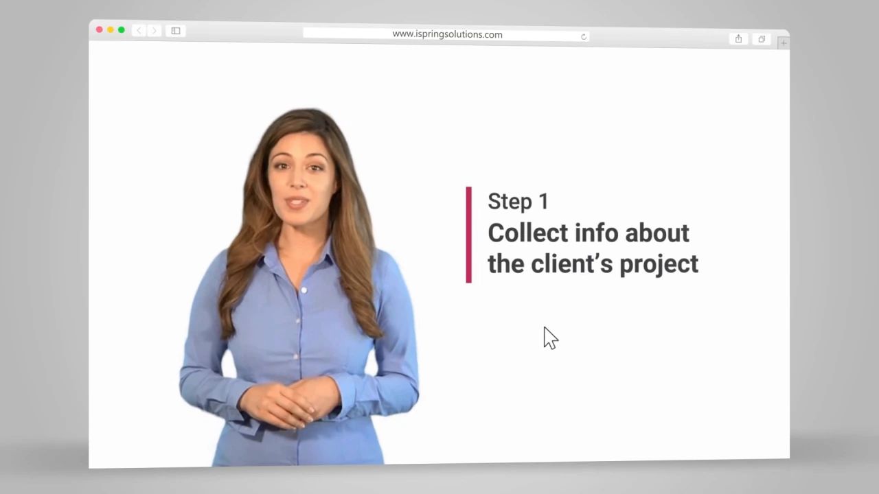 Still from the film «iSpring Learn»