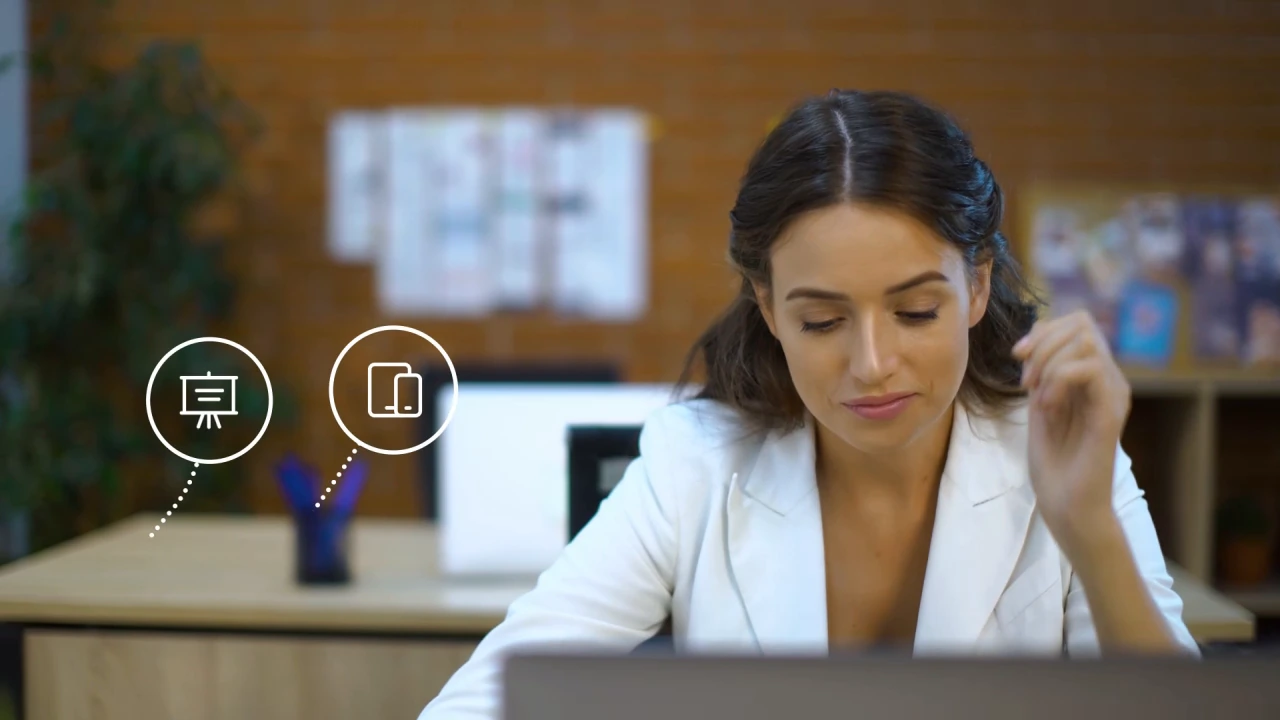 Still from the film «iSpring Learn»