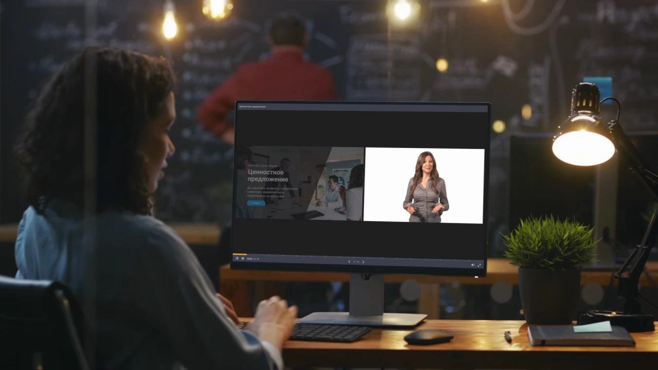 Still from the film «iSpring Suite. Product film»
