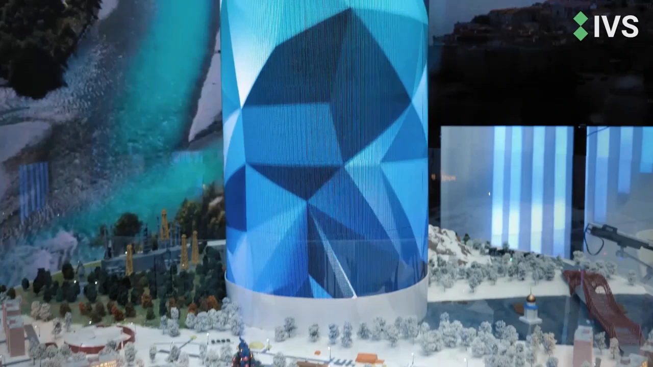 Still from the film «IVS. Yugra exhibition stand»